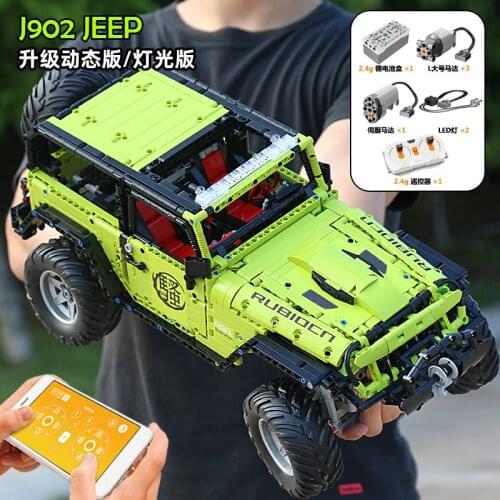 IN STOCK LEJ902 2343PCS New Series Off-road vehicle SUV car Model Building Blocks MOC Bricks Kids Birthday Christmas Toys