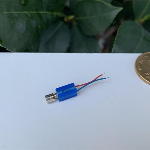 4*8mm Micro Coreless Motor 3V-4.2V DC Vibration Motor with Rubbe Sleeve Mobile Phone Precision Vibrator Wire Length 15mm