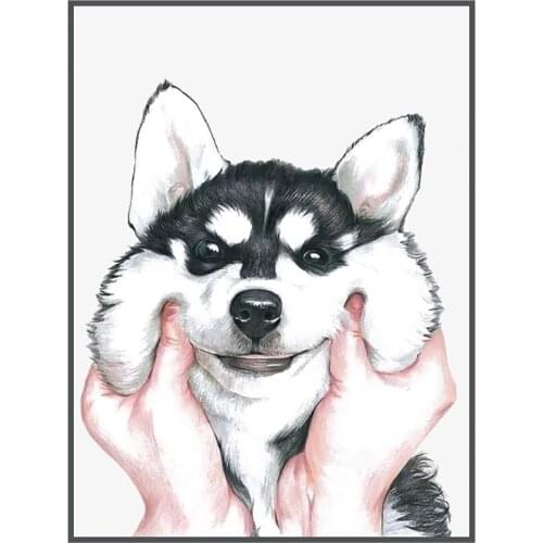 5D DIY Diamond Painting Accessories "Dog" Full Square Drill Picture of Rhinestones Mosaic Home Decoration Diamond Art