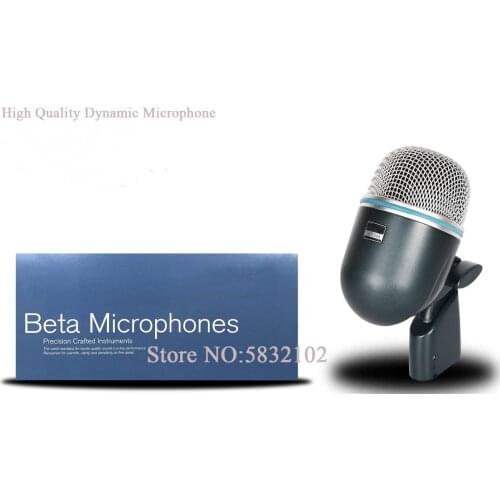 Free Shipping High Quality Beta52A Wired Drum Microphone,Instrument Kick Drum Bass Microphone, BETA52 microfonos for hot selling