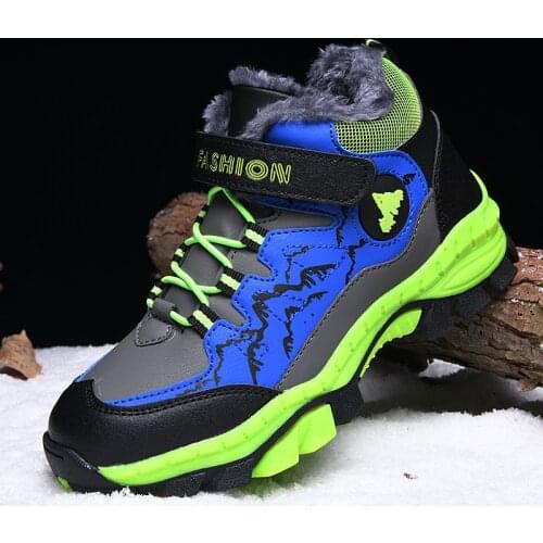 Winter Childrens Snow Boots Boys Girls Fashion Waterproof Warm Shoes Kids Non-Slip Boots Childrens sports shoes