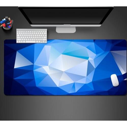 Color creative personality game mouse pad customizable bright sapphire desktop large gasket washable 3D rubber pad