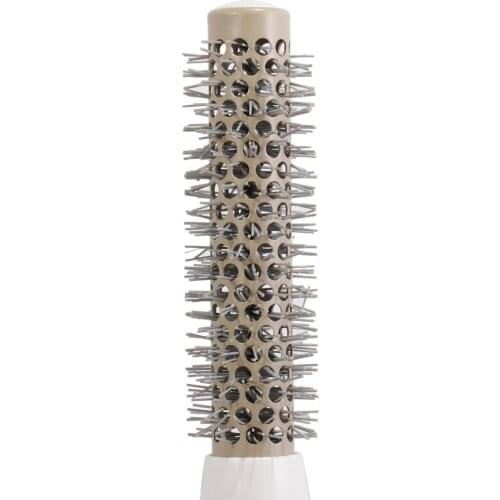 Salon Styling Hair Brush Curly Hair Small Round Brush Grey Comb Hairbrush