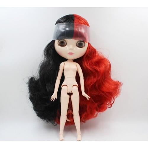 Free Shipping colorful RBL-903 DIY Blyth doll fashion hair 4 big eyes 19 joint body 1/6 BJD special price toy girl birthday gift