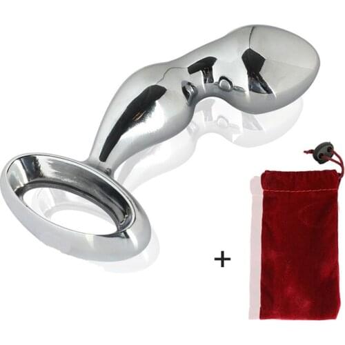 Stainless Steel Prostate Massage Anal Beads Plug Sex G Spot Stimulator Butt Plug Metal Anal Sex Toys Sex Products Anal Massager