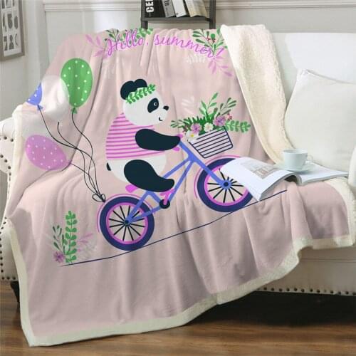 2020 New World Map Bed Blanket South America Plush Bedspread Kids Cartoon Bedding Traditional Animal Fashion Blanket