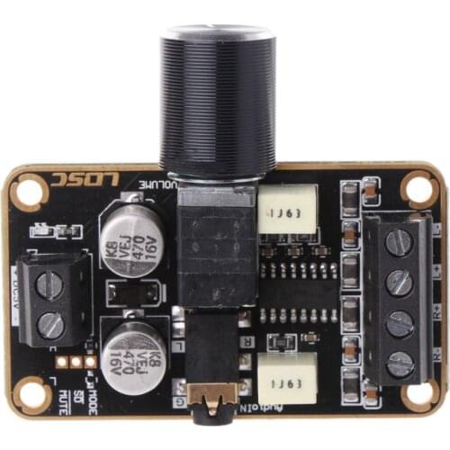 2021 New 5V PAM8406 Digital Amplifier Board Stereo Dual Channel 5Wx2 Class D Power Amplifier Module
