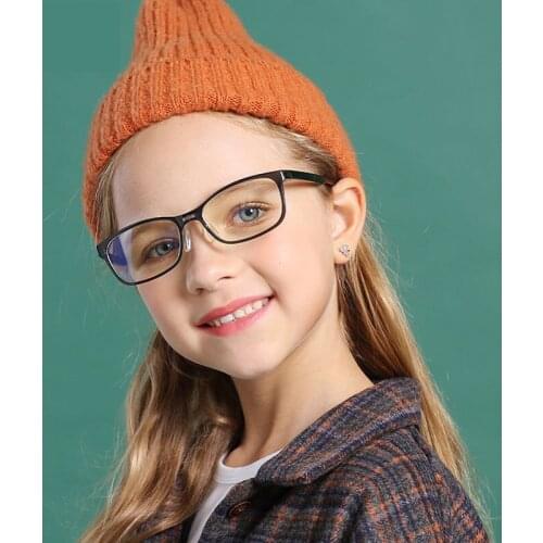 Anti Blue Light Junior Kids Glasses Youth Boy Girl TR90 Optical Frame Teens Clear Computer Eyeglasses 5-15 UV400 Filter 2020 New