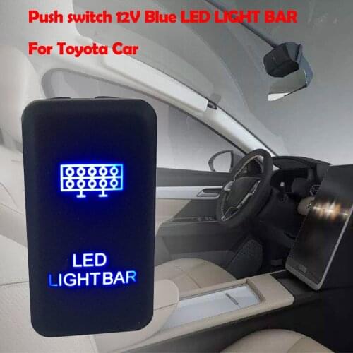 CARPRIE Switches & Relays Brand New Car switch Blue lights BAR 12V Push Switch For Toyota For 100 Series 1998-2007 Jun19