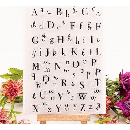 10.5x15.5cm Hot The letter Transparent Clear Stamps / Silicone Seals Roller Stamp DIY scrapbooking photo album/Card Making