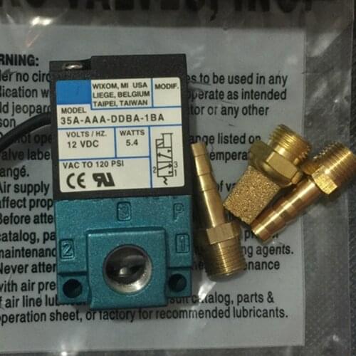 High quality 12v Replacement for MAC 3 Port Electronic Boost Control Solenoid Valve 35A-AAA-DDBA-1BA 5.4W with brass kits