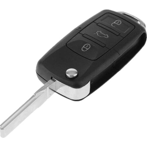 Replacement 3Button Car Flip Remote Key ID48 Chip For VW PASSAT 2002-2005