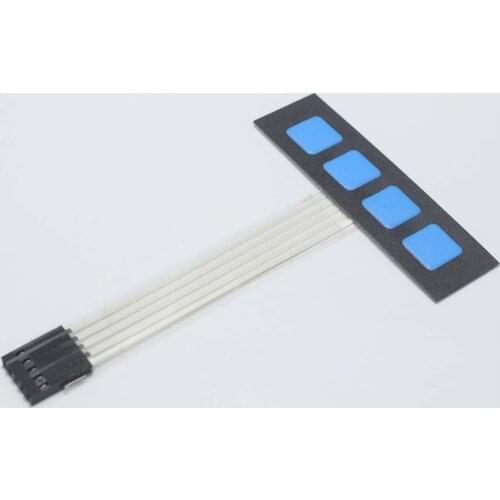 1pcs 4 Key Matrix Membrane Switch Keypad Keyboard Control Panel SCM Extended Keyboard for Arduino 1x4 No Words