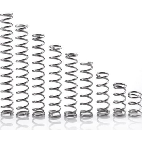 10pcs Stainless Steel 304 press spring wire thickness 1.6mm