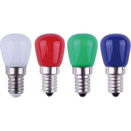 2pcs Colorful E14 Colorful LED Bulb Fridge Light Sewing Machines Lamps Christmas Wedding Bedroom Yard Decorative
