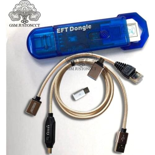 2019 Newest 100% Original EASY FIRMWARE TEMA / EFT DONGLE + UMF all boot Cable ( all In One Boot Cable )