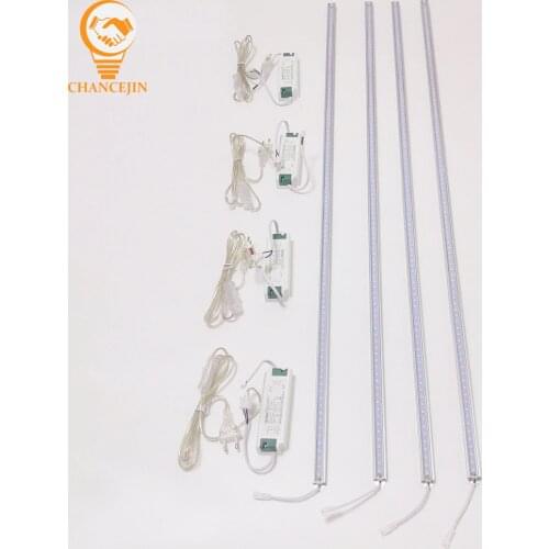 4pcs/pack) 50W 114cm LED growing lamp 96 LEDs full spectrum Pink+blue plants light be used in aquarium fruit vegetable etc