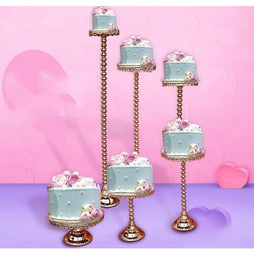 6pcs tall cake stands wedding party many tiers