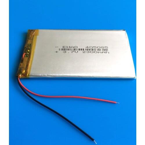 405085 3.7V 2300mAh rechargeable battery lipo polymer lithium cells for GPS DVD power bank Tablet PC PAD PDA Laptop camera PSP