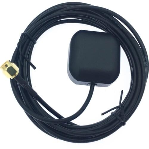 Car GPS Beidou Antenna GPS receiver Car DVD with SMA male interface high gain External active antenna RG174 for Car navigation