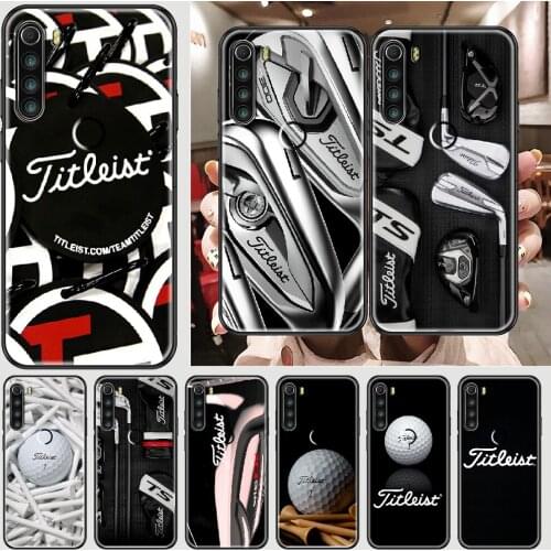 Luxury golf equipment brand Phone case For Xiaomi Redmi Note 7 7A 8 8T 9 9A 9S K30 Pro Ultra black trend shell tpu cover art
