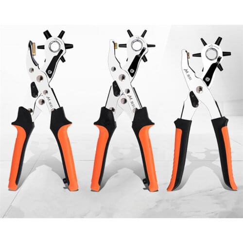 Leathercraft Punching for Leather Hole Punch Belts Stitching Plier Perforator Watchband Eyelet Piercer Leather Diy Craft Tools