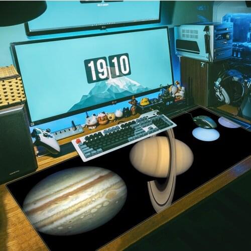 Universe Starry Sky Laptop Computer Mousepad Mouse Pad Big Computer Mousepad Rubber with Locking Edge Gaming Mouse Mat
