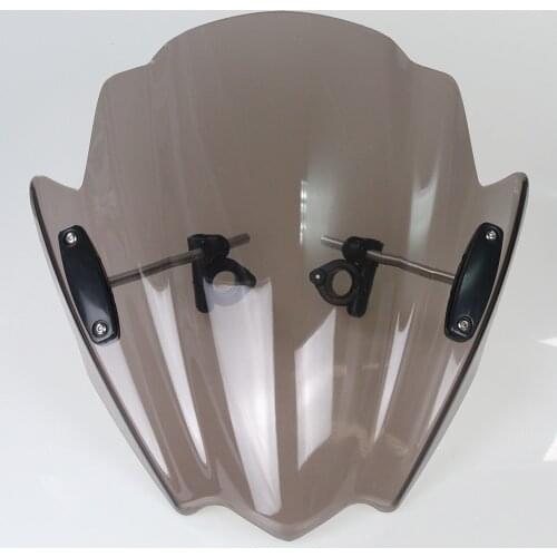 Motorcycle Windshield For 2007-2015 BMW R1200R S1000R F800R ABS Plastics Windscreen Deflectors Black 08 09 10 11 12 13 14 15