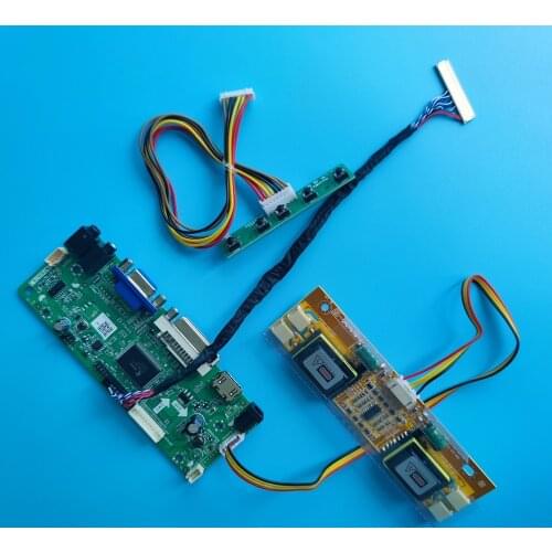 M.NT68676 screen Controller board 4 CCFL lamps kit For LM201WE3-TLF5/LM201WE3(TL)(F6) 1680X1050 panel DIY VGA DVI LCD HDMI 20.1"