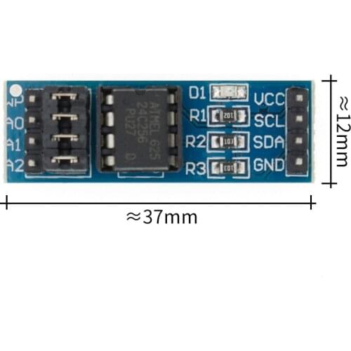 1PCS AT24C256 24C256 I2C interface EEPROM Memory Module for arduino