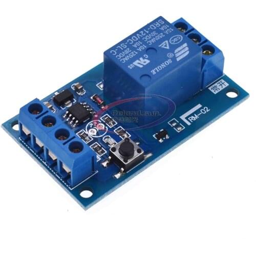 DC 12V Bond Bistable Relay Module Car Modification Switch Start Stop Self-Locking 828 Promotion Board