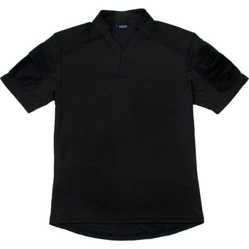 New Spring and Summer V-neck Mens short sleeve T-shirt TMC3409-BK