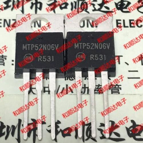 Original New / 5pcs / MTP52N06V TO-220 52A 60V