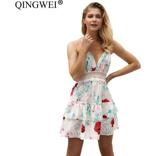 QINGWEI Party Summer Dresses