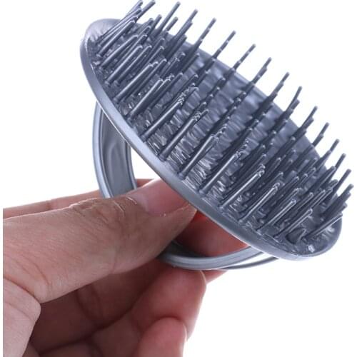 Comb Bath and Scalp Massager Head Care Shower Hair Shampoo Brush Comb Silicone Massage Scalp Anti-skid Hairbrush Shampoo Massage