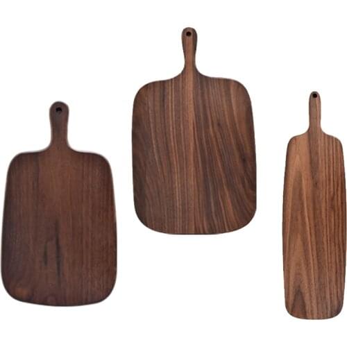 Chopping Boards Solid Wood Cutting Board Black Walnut Pizza Board Whole Wood Steak Bread Board Cutting Fruit