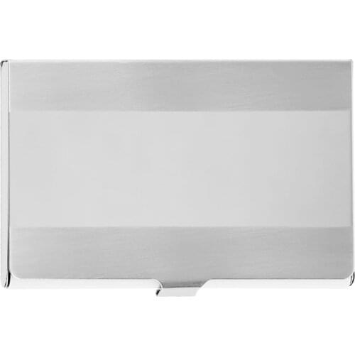 Universal Men Women Metal Stainless Steel Credit ID Business Card Holder Box Super Thin Durable Bank Card Holder Case