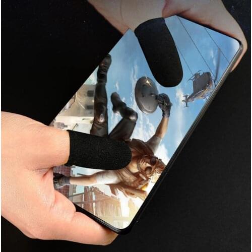 1 Pair Finger Sleeves Mobile Game Controller Anti-skid Sweatproof Fingertips Case Protector Game Accessories 45*25mm