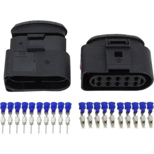 10 Pin headlamp plug plastic male and female with terminal DJ7105A-3.5-11/21 car connector