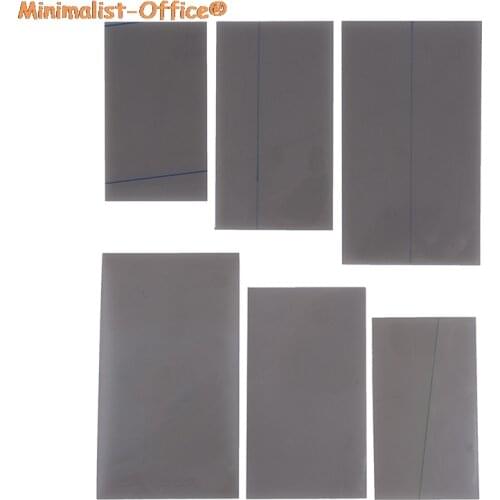 6 Sizes LCD Polarizer Film Polarization Film Polarized Light Film For Apple For IP 6 Plus 5.5'' Inch