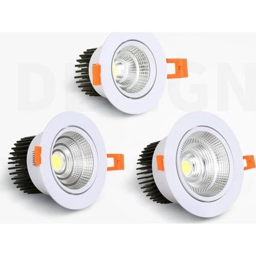 LED downlight ceiling light AC110V-220V regulable 5W7W9W12W15W18W20W... luz empotrada párr techo Epistar de lámpara empotrable d