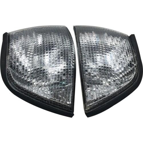 Car Corner Lights Turn Signal Light Housinfg White Yellow Cover For Mercedes Benz W140 S-Class S320 S420 S500 S600 1991-1998