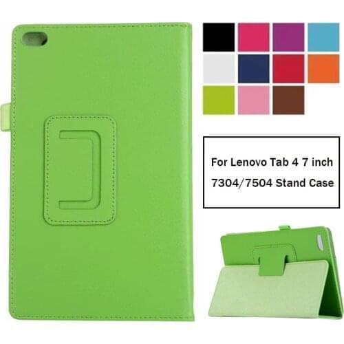 Pu Leather Cover For Lenovo tab 7 Essential TB-7304F/I/X Tab 4 Essential 7304F 7304I 7304 7504 Case Stand Protective Cover Case