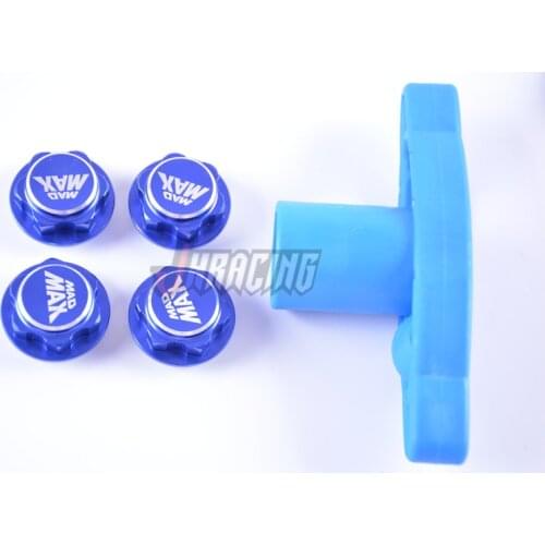 CNC precision machining special tire lock nuts and wrench for Traxxas x-maxx