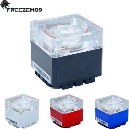FREEZEMOD Water Pump DDC Pump Head 4m Flow 800L/H Aluminum Cover PC MOD Liquid Cooling CPU Cooler Copper PU-FS6M