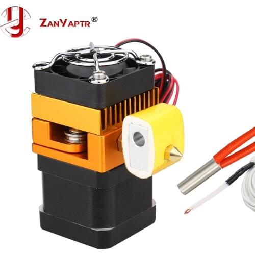 MK8 Extruder Head J-head Hotend 0.4mm Nozzle Kit 1.75mm Filament Extrusion 3D Printers Parts with Box Motor Throat Aluminum Part