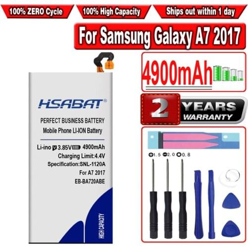 HSABAT EB-BA720ABE 4300mAh Battery for Samsung Galaxy A7 2017 / SM-A720 A720F A720S Galaxy J7 Pro SM-J730F / J7 2017