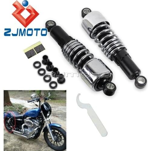 Motorcycle 10.5" Shock Absorbers Lowering Slammer Kits For Harley Sportster Custom Roadster XL883C XL883 XL1200 XLH883 1988-2003