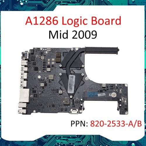 661-5222 for Macbook Pro A1286 2009 MC118 2.53GHz p8700 820-2533-B Logic Board motherboard Fully Tested