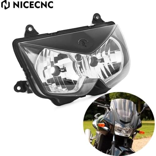 Motorcycle Plastic Replacement Headlight Headlamp Light Assembly Kit For Kawasaki Ninja 650R ER-6F ER6F 2006 2007 2008 ER 6F